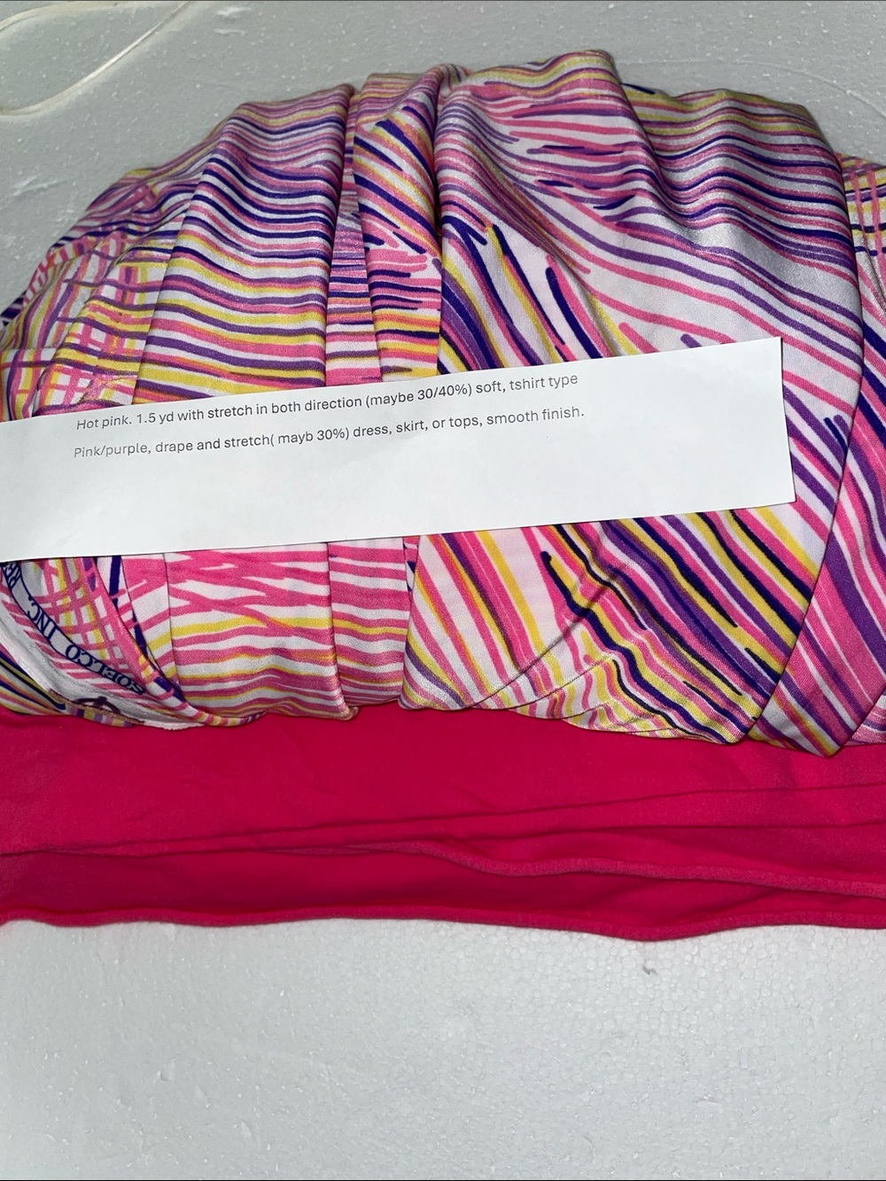 4-5 LB MIXED STRETCH FABRIC BUNDLE • USABLE PIECES - CRAFTING & SEWING H6